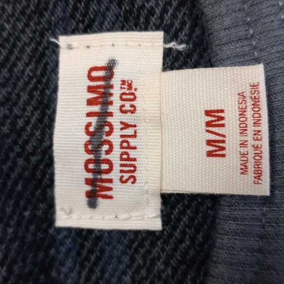 Mossimo Gray, Black and Blue, Long Sleeve  Crew Neck Shirt - Picture 7 of 11